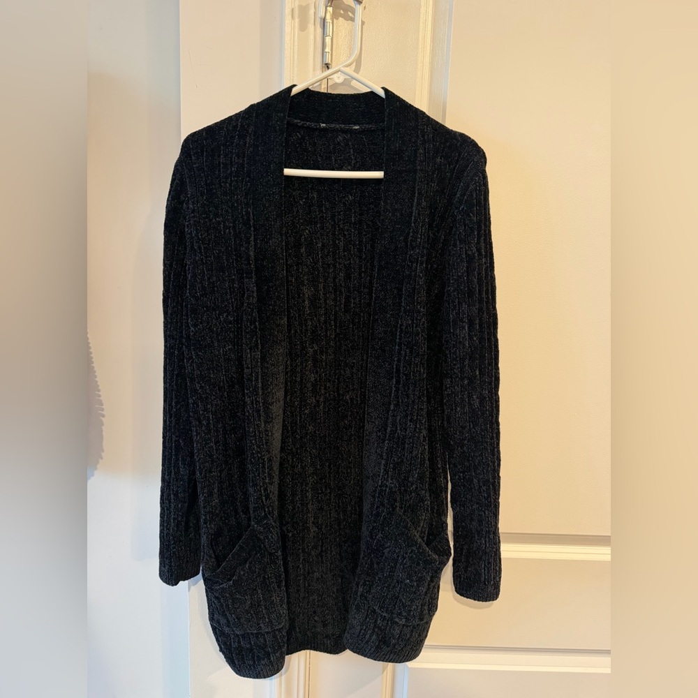 Women's Black Sweater Cardigan